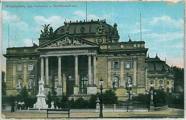 33540  - Ansichtskarten VINTAGE POSTCARD - Deutschland GERMANY - Wiesbaden 1910