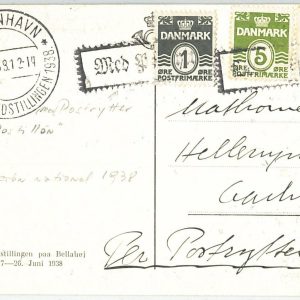 64687 - DENMARK - POSTAL HISTORY - POSTMARK on POSTCARD 1939 - STAMP SHOW