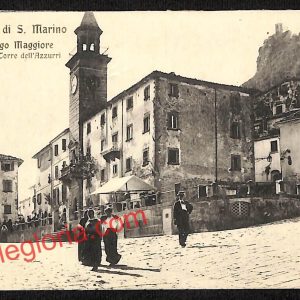 ai4870 - CARTOLINA D'EPOCA - San Marino - Il Borgo Maggiore