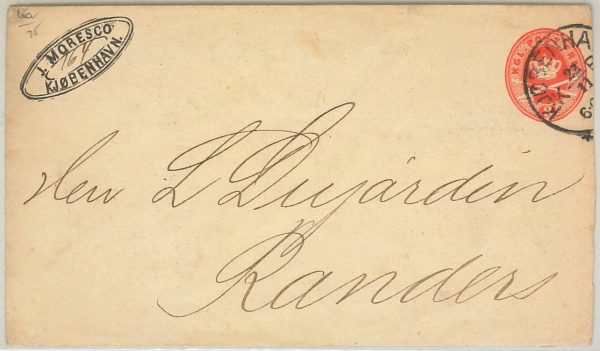 50992   -  DENMARK  Danmark -  POSTAL HISTORY  -  STATIONERY COVER 1911