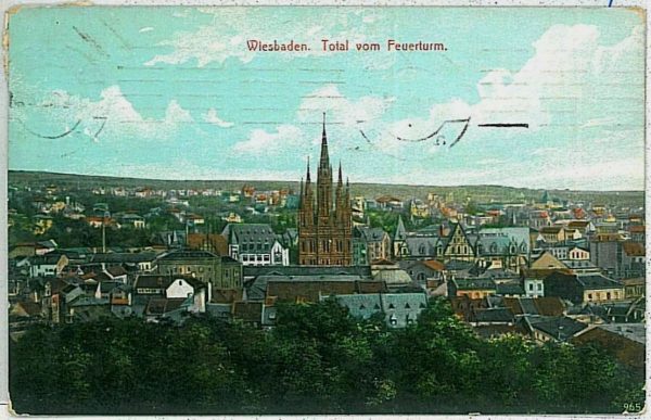 33408  - Ansichtskarten VINTAGE POSTCARD - Deutschland GERMANY - Wiesbaden 1910