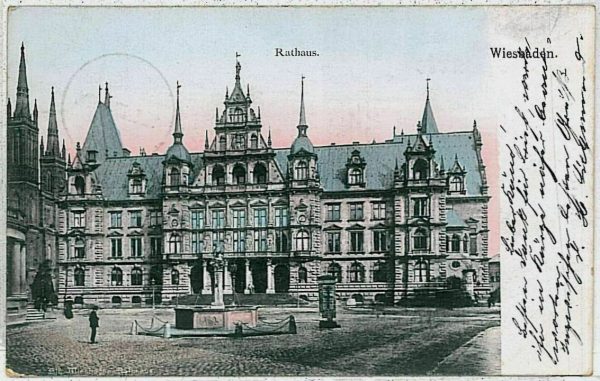 33547  - Ansichtskarten VINTAGE POSTCARD - Deutschland GERMANY - Wiesbaden 1907