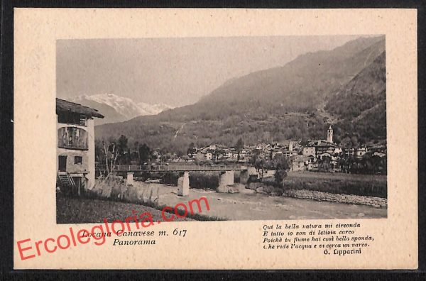 ai8996 - CARTOLINA D'EPOCA - Torino Provincia -  Locana Canavese