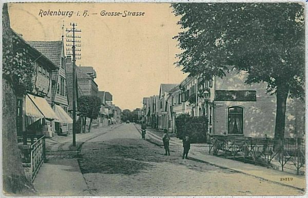33067  - Ansichtskarten VINTAGE POSTCARD - Deutschland GERMANY -  Rotenburg 1909
