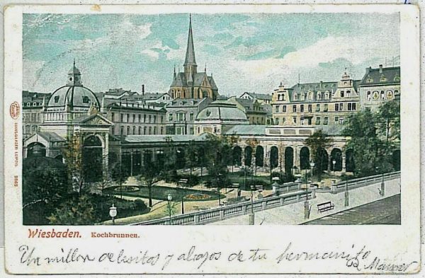 33550  - Ansichtskarten VINTAGE POSTCARD - Deutschland GERMANY - Wiesbaden 1902