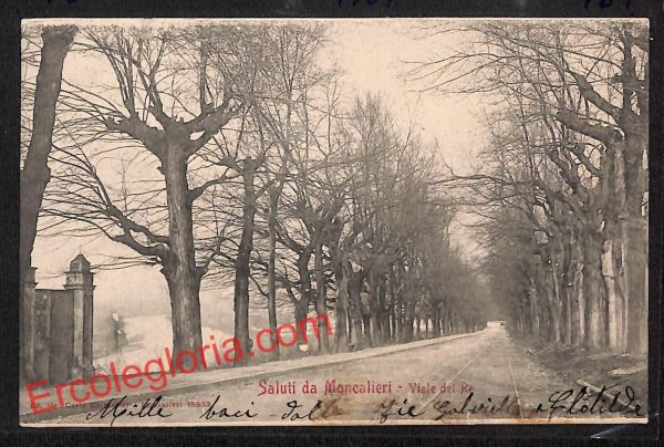 ai8999 - CARTOLINA D'EPOCA - Torino Provincia -  Moncalieri
