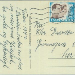85089 - DENMARK - Postal History -  POSTCARD 1947