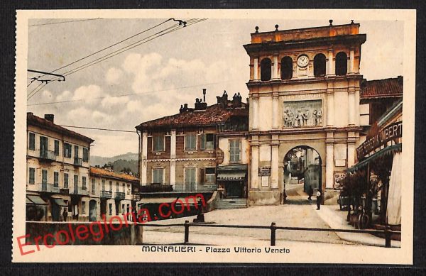 ai9001 - CARTOLINA D'EPOCA - Torino Provincia -  Moncalieri
