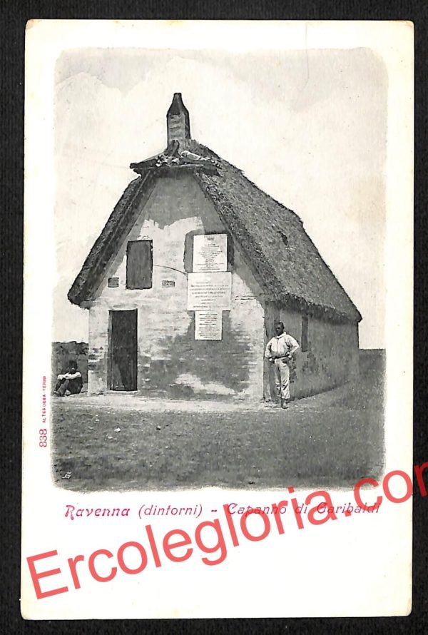 ah9172 - CARTOLINA D'EPOCA - Ravenna Città - Capanno di Garibaldi
