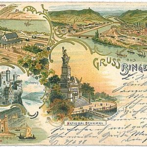 27921 - Ansichtskarten POSTCARD - Germany Deutschland - GRUSS AUS Bingerbrück