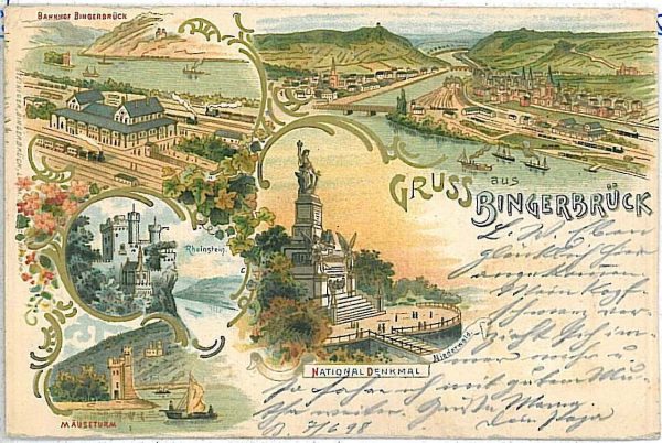 27921 - Ansichtskarten POSTCARD - Germany Deutschland - GRUSS AUS Bingerbrück