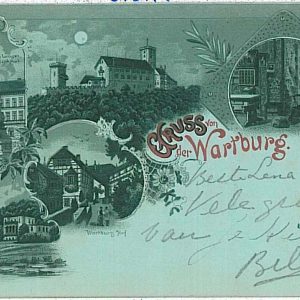27983 - Ansichtskarten POSTCARD - Germany Deutschland - GRUSS AUS  Wartburg 1898