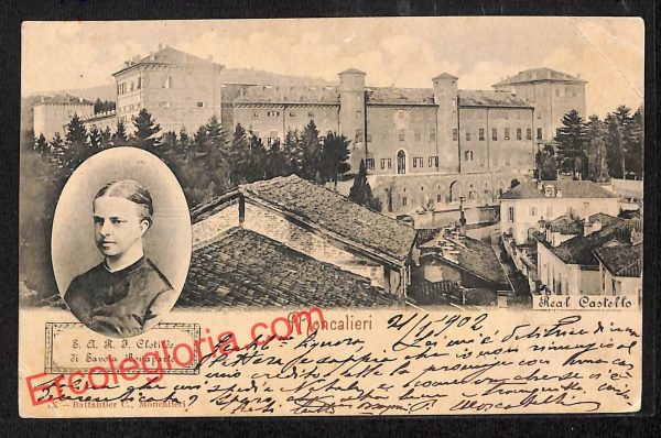 ai9005 - CARTOLINA D'EPOCA - Torino Provincia -  Moncalieri