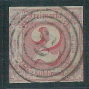 78249 - GERMANY Thurn und Taxis -  STAMP:  Michel  # 16   postmark # 50 Neukirch