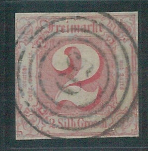 78249 - GERMANY Thurn und Taxis -  STAMP:  Michel  # 16   postmark # 50 Neukirch