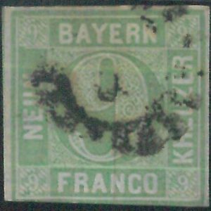 77961a - GERMANY Bayern -  STAMP:  Michel  # 5a  -    Fine  USED