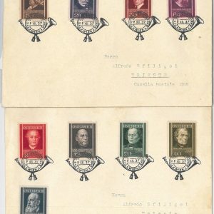 56113  AUSTRIA Österreich - POSTAL HISTORY - # 649/57 on FDC COVER 1937 MEDICINE