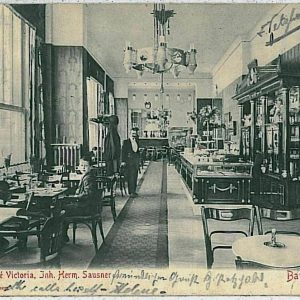 33240    Ansichtskarten VINTAGE POSTCARD: GERMANY - Barmen 1906 - CAFE VICTORIA