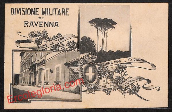 ah9203 - CARTOLINA D'EPOCA - Ravenna Città - Divisione Militare di Ravenna