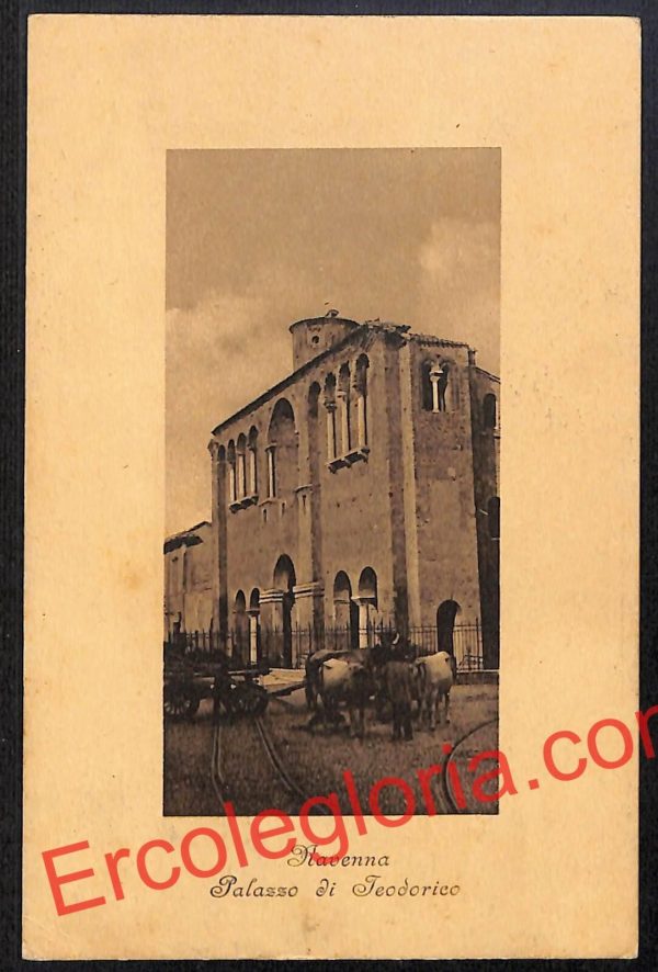 ah9205 - CARTOLINA D'EPOCA - Ravenna Città - Palazzo di Teodorico