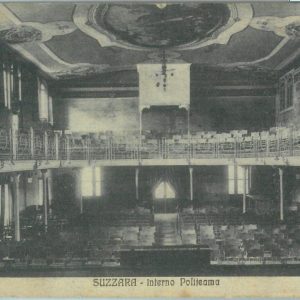 85782  - CARTOLINA d'Epoca -  MANTOVA provincia - SUZZARA Interno Teatro THEATRE
