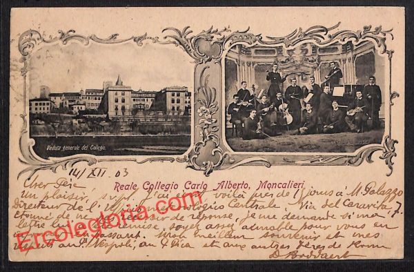 ai9013 - CARTOLINA D'EPOCA - Torino Provincia -  Moncalieri