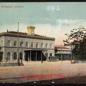 ae2043 - CARTOLINA  D'EPOCA - Bologna Città - Stazione  1917