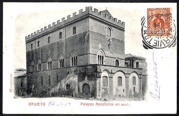 ac2854 - CARTOLINA  D'EPOCA - Perugia Provincia - ORVIETO  1903