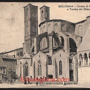 ae2045 - CARTOLINA  D'EPOCA - Bologna Città - Chiesa di S. Francesco  1909
