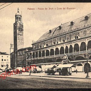 ah4052 - CARTOLINA D'EPOCA - Padova Città - Torre del Municipio