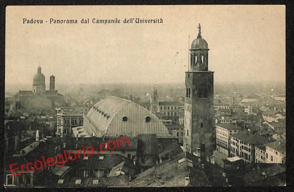 ah4053 - CARTOLINA D'EPOCA - Padova Città - Campane dell' Università