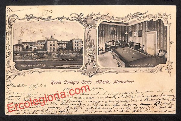 ai9021 - CARTOLINA D'EPOCA - Torino Provincia -  Moncalieri