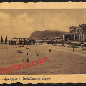ah6486 - CARTOLINE  D'EPOCA - Pesaro Città - Spiaggia