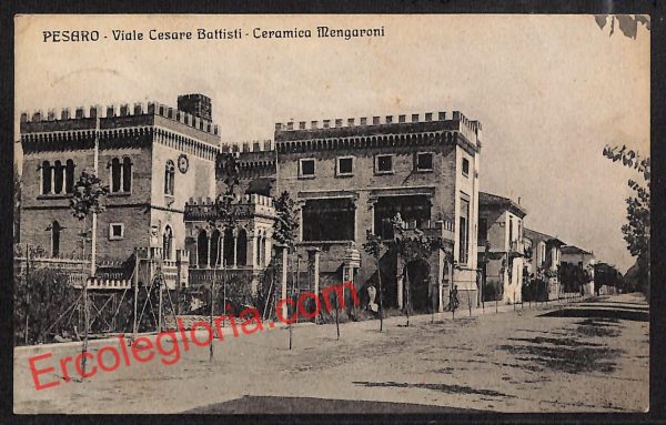ah6491 - CARTOLINE  D'EPOCA - Pesaro Città - Viale Cesare Battisti