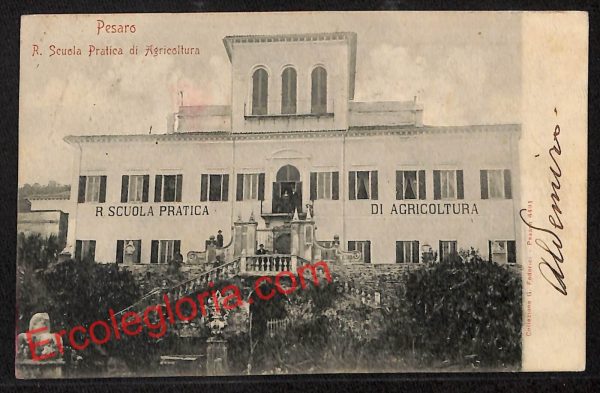 ah6492 - CARTOLINE  D'EPOCA - Pesaro Città - Scuola di Agricoltura