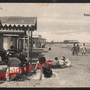 ah6494 - CARTOLINE  D'EPOCA - Pesaro Città - Spiaggia