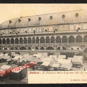 ah4056 - CARTOLINA D'EPOCA - Padova Città - Il Palazzo della Ragione