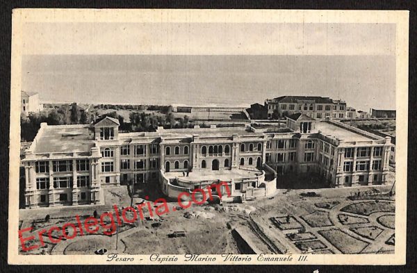 ah6499 - CARTOLINE  D'EPOCA - Pesaro Città - Ospizio Marino
