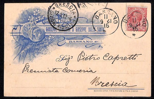 ab4058 -  CARTOLINA  D'EPOCA - Vicenza  Provincia  -  Bassano