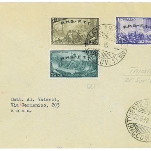 P2671 - ITALIA AMG-FTT , 3VALORI (INCLUSO IL L35 PER ESPRESSO) 25.90.48 PER ROMA