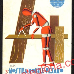 ah6504 CARTOLINE  D'EPOCA-Pesaro-V Convegno Nazionale dei Commercianti di Mobili