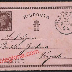 ah9224 - STORIA POSTALE - Ravenna Città