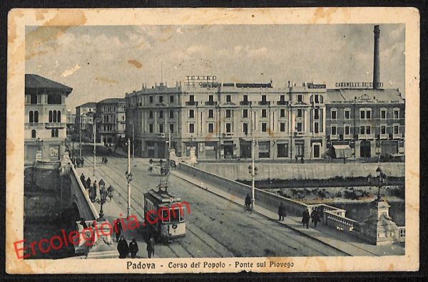 ah4078 - CARTOLINA D'EPOCA - Padova Città - Ponte sul Piovego