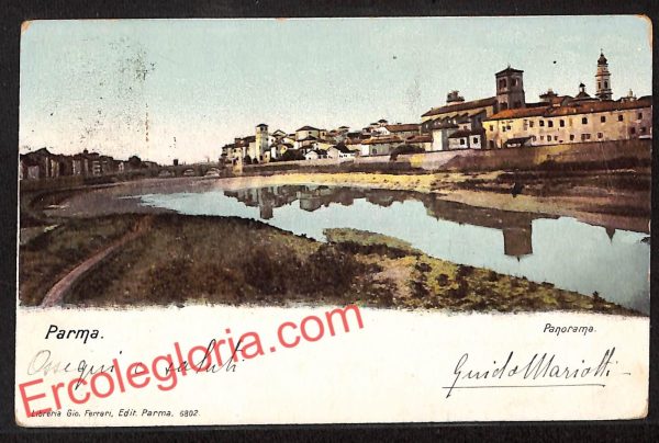 ah5383 - CARTOLINA D'EPOCA - Parma Città - Panorama