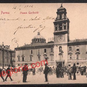 ah5385 - CARTOLINA D'EPOCA - Parma Città - Piazza Garibaldi