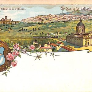 ac2881 - CARTOLINA  D'EPOCA - Perugia Provincia - PORZIUNCOLA