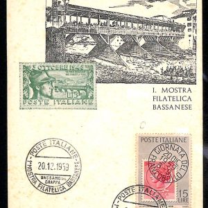 ab4064 -  CARTOLINA  D'EPOCA - Vicenza  Provincia  -  Bassano 1959
