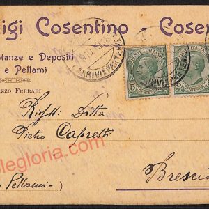 ae5395 - CARTOLINA D'EPOCA - Cosenza Città - Luigi Cosentino