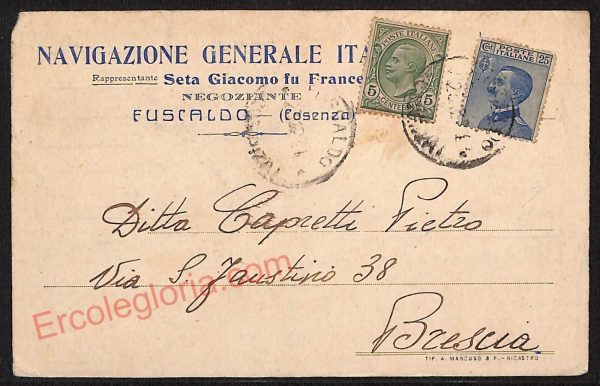 ae5397 - CARTOLINA D'EPOCA - Cosenza Provincia - Fuscaldo