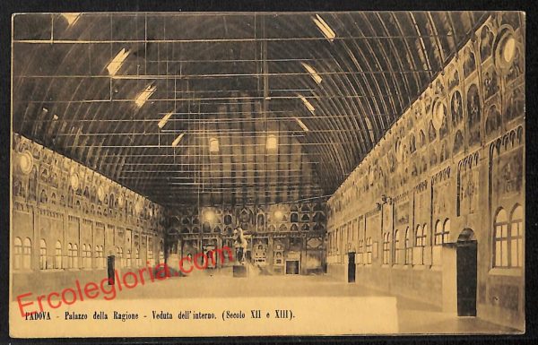 ah4084 - CARTOLINA D'EPOCA - Padova Città - Palazzo della Ragione